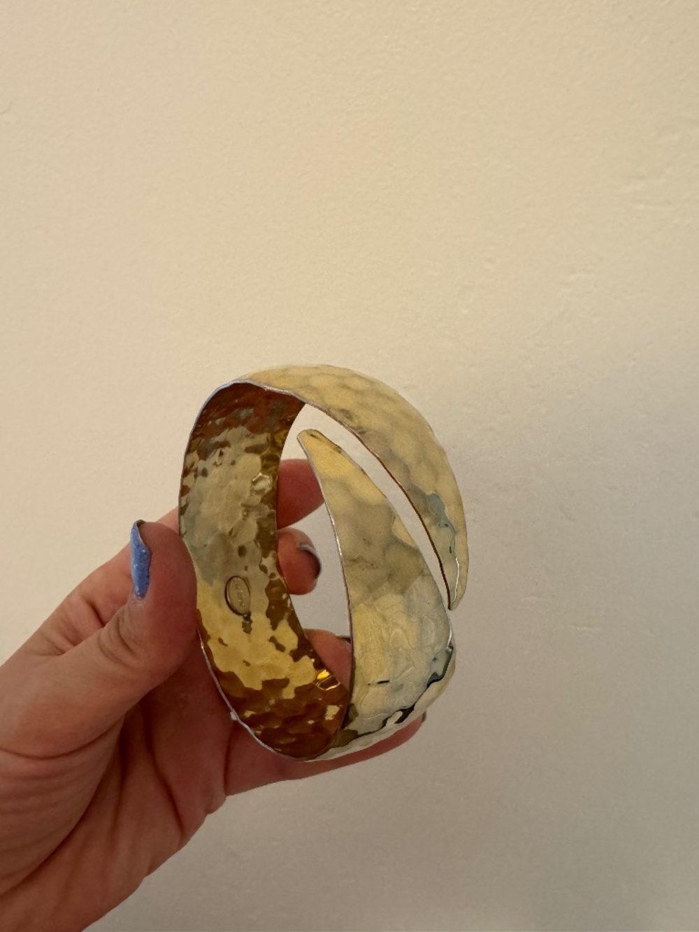 PARK LANE GOLD-TONE HAMMERED CUFF BRACELET – $20